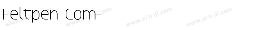 Feltpen Com字体转换